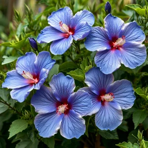 Гибискус садовый Блуминг Квин купить по цене от 259р. в интернет-магазине «Посадика» с доставкой почтой в в Гусеве и по всей России – [изображение №1].